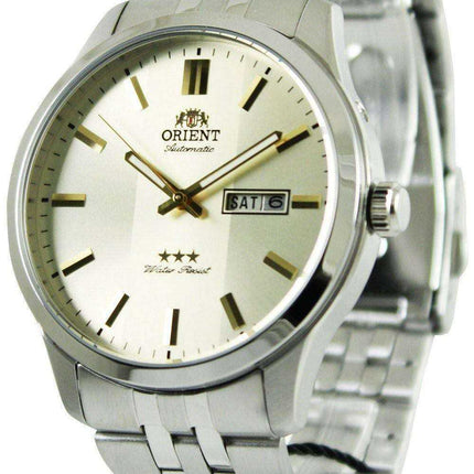 Orient Orologio da uomo automatico tre stelle EM7P00EC