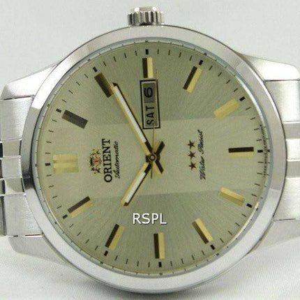 Orient Orologio da uomo automatico tre stelle EM7P00EC
