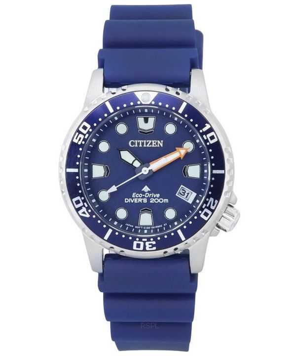Orologio da donna Citizen Promaster Marine Blue Dial Eco-Drive Diver&#39;s EO2021-05L