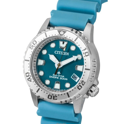Orologio da donna Citizen Promaster Eco-Drive Diver's EO2027-09L 200M con cinturino in poliuretano e quadrante blu