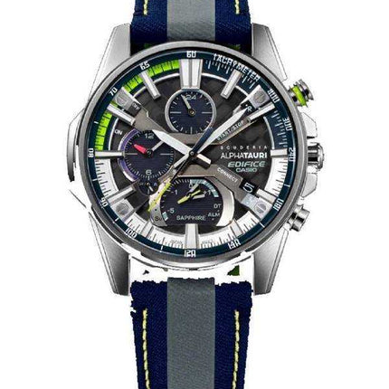 Casio Edifice Scuderia AlphaTauri Limited Edition Analog Solar EQB-1200AT-1A EQB1200AT-1A 100M Orologio da uomo