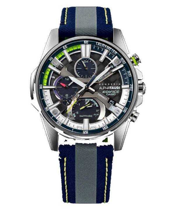 Casio Edifice Scuderia AlphaTauri Limited Edition Analog Solar EQB-1200AT-1A EQB1200AT-1A 100M Orologio da uomo