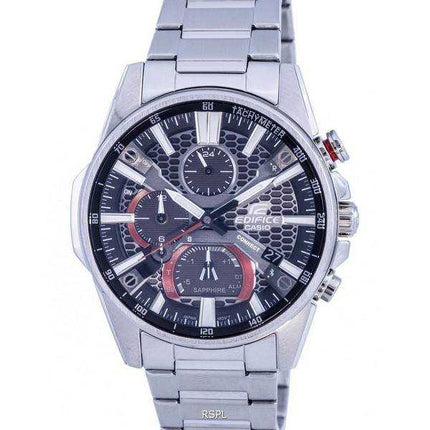 Orologio da uomo Casio Edifice Mobile Link analogico solare EQB-1200D-1A EQB1200D-1 100M