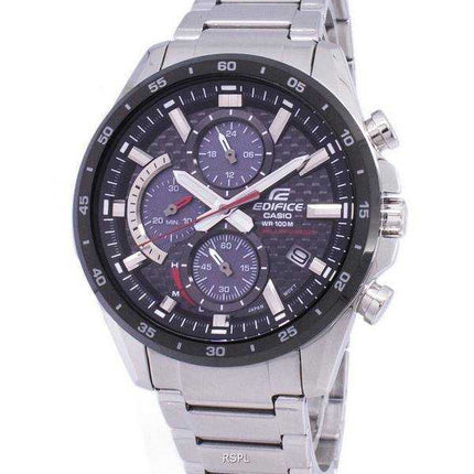Casio Edifice Chronograph Solar EQS900DB-1AV EQS-900DB-1AV - Orologio da uomo