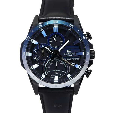 Casio Edifice Nighttime Drive Series Cronografo analogico quadrante nero Solar EQS-940NL-1A 100M Orologio da uomo