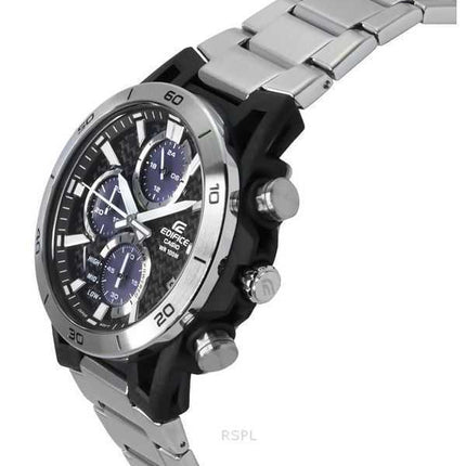 Casio Edifice Sospensione Analog Cronografo Acciaio Inossidabile Quadrante Grigio Energia Solare EQS-960D-1AV 100M Orologio da U