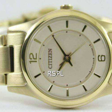 Orologio da donna con quarzo tono oro ER0182-59A Citizen