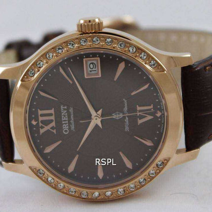 Orient Orologio da donna automatico in cristallo zaffiro alla moda ER2E001T