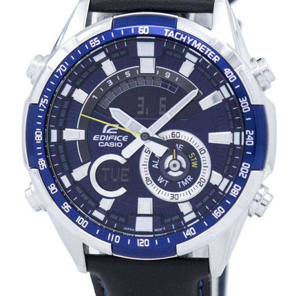 Casio Edifice Cronografo Tachimetro analogico digitale ERA-600L-2AV ERA600L-2AV Orologio da uomo