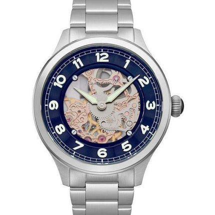 Thomas Earnshaw Baron Blue Skeleton Dial Mechanical ES-8189-22 Orologio da uomo