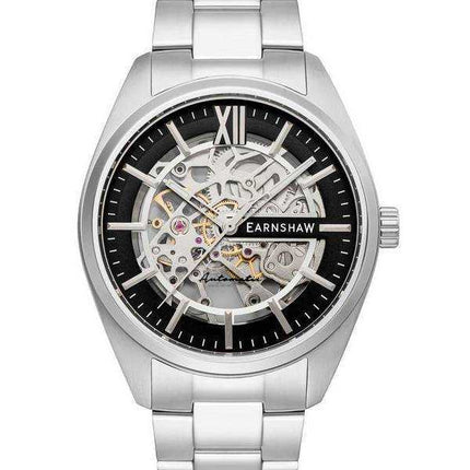 Thomas Earnshaw Smeaton Edizione Limitata Quadrante Nero Scheletro Automatico ES-8208-11 Orologio da Uomo