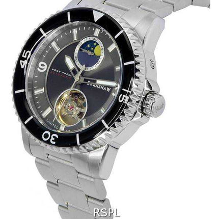 Thomas Earnshaw Prevost Limited Edition Moon Phase Pebble Grey Open Heart Dial Automatic ES-8210-22 Orologio da uomo
