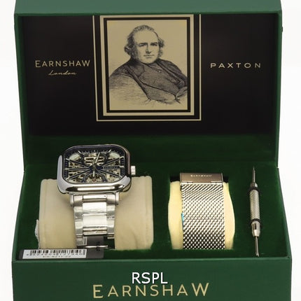 Thomas Earnshaw Paxton Limited Edition Skeleton Dial Automatic ES-8211-22 Orologio da uomo