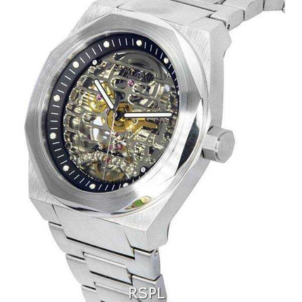 Thomas Earnshaw Clarke esterno nero scheletro quadrante automatico ES-8228-22 orologio da uomo
