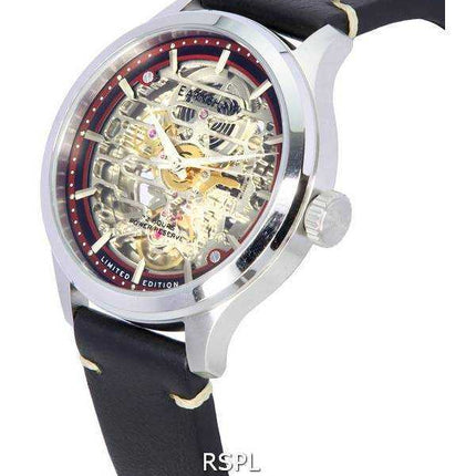 Orologio da uomo Thomas Earnshaw Baron in edizione limitata con quadrante scheletro automatico ES-8229-03