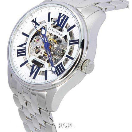 Thomas Earnshaw Simpson Dover White Skeleton Dial Automatic ES-8240-11 Orologio da uomo