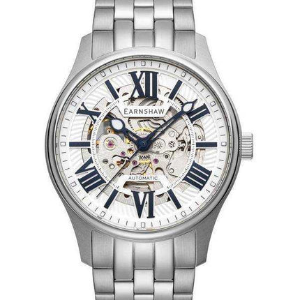 Thomas Earnshaw Simpson Dover White Skeleton Dial Automatic ES-8240-11 Orologio da uomo