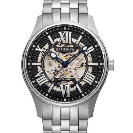 Thomas Earnshaw Simpson Caspian Black Skeleton Dial Automatic ES-8240-22 Orologio da uomo