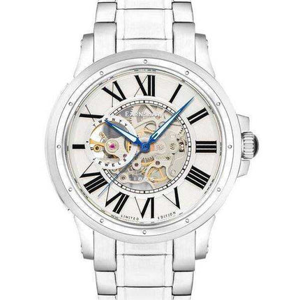 Thomas Earnshaw Comet Edizione Limitata Argento Cuore Aperto Quadrante Scheletro Automatico ES-8243-11 Orologio da Uomo