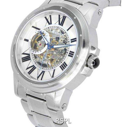 Thomas Earnshaw Comet Edizione Limitata Argento Cuore Aperto Quadrante Scheletro Automatico ES-8243-11 Orologio da Uomo