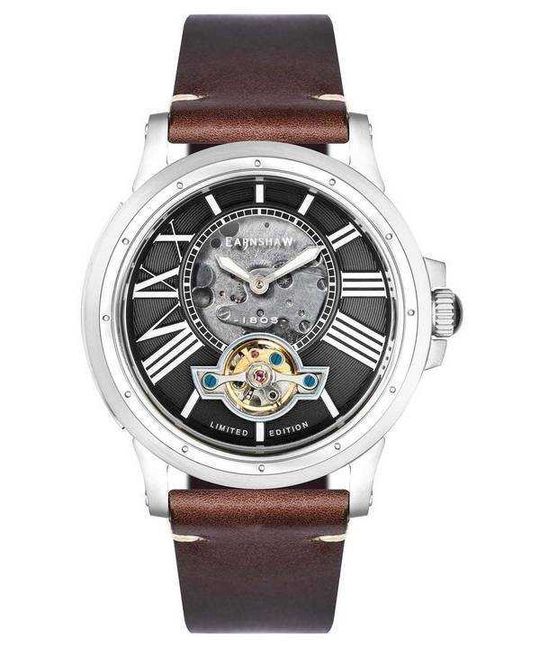 Orologio da uomo Thomas Earnshaw Bertha in edizione limitata con quadrante scheletro a cuore aperto automatico ES-8244-01
