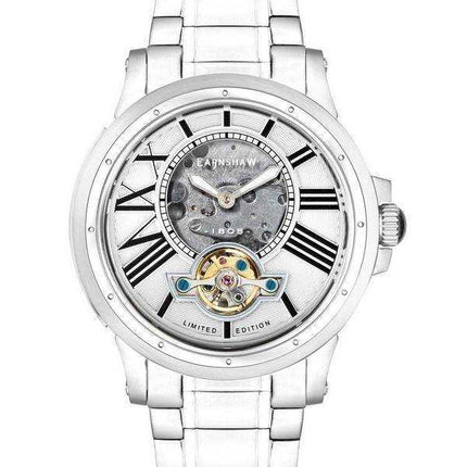 Orologio da uomo Thomas Earnshaw Bertha in edizione limitata con quadrante scheletro a cuore aperto automatico ES-8244-11