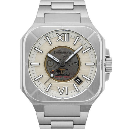 Orologio da uomo Thomas Earnshaw Armory Cloudy White Skeleton Dial automatico ES-8258-22 150M