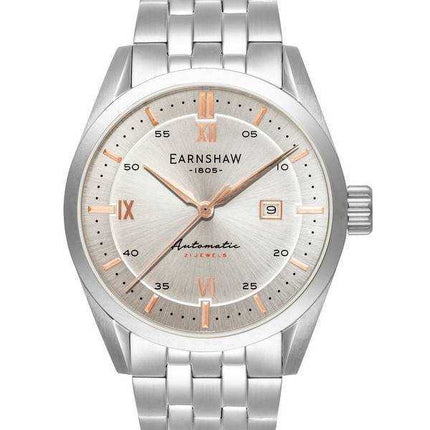 Orologio da uomo Thomas Earnshaw Smith Precisto quadrante argento automatico ES-8811-33