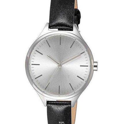 Orologio da donna Esprit quadrante argento con cinturino in pelle al quarzo ES109272001