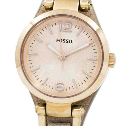 Orologio da donna Fossil Georgia Mini Rose Dial Leather Strap ES3262