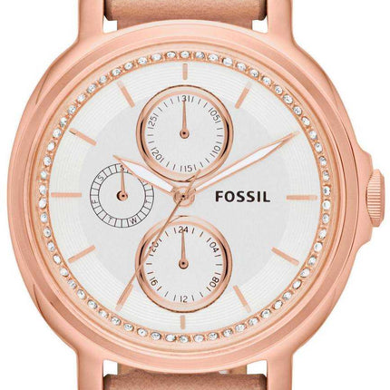 Fossil Chelsey Multifunzione Sand Leather Strap ES3358 Orologio da donna