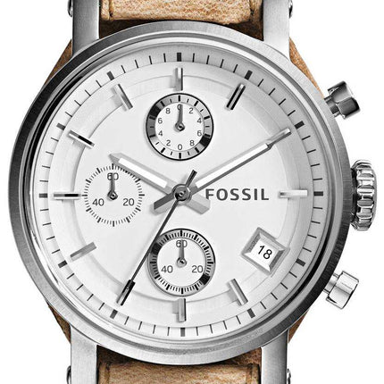 Fossil Original Boyfriend Chronograph White Dial ES3625 Orologio da donna