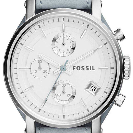 Fossil Original BoyFriend Cronografo quadrante bianco-argento ES3820 orologio da donna
