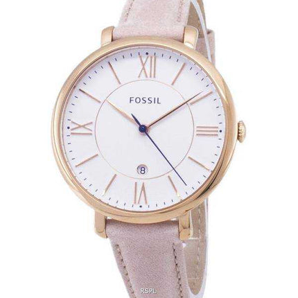 Fossil Jacqueline Quartz Blush Leather Strap ES3988 Orologio da donna