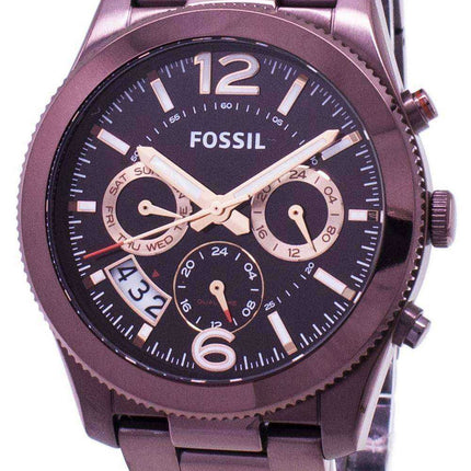 Orologio da donna Fossil Perfect Boyfriend multifunzione Dual Time GMT quarzo ES4110