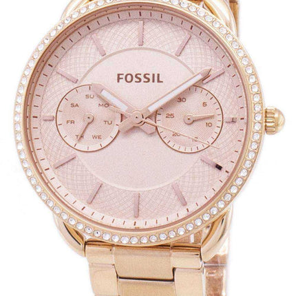 Fossil Tailor multifunzione con diamanti al quarzo accenti ES4264 orologio da donna