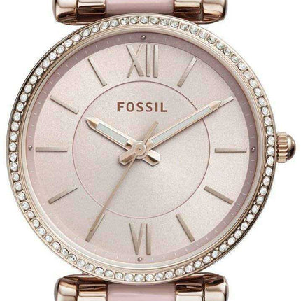 Fossil Carlie Quartz Diamond Accent ES4346 Orologio da donna