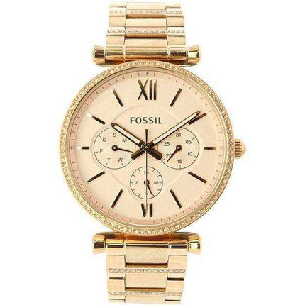 Orologio da donna Fossil Carlie ES4542 Diamond Accents al quarzo