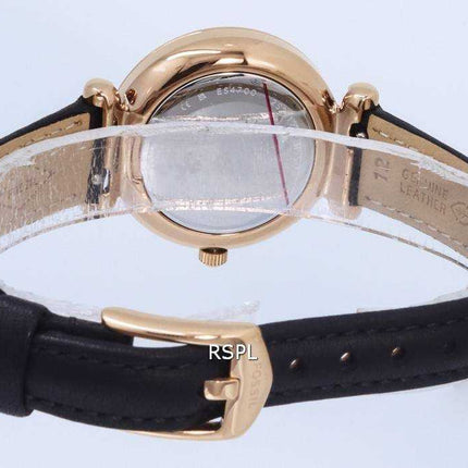 Orologio da donna Fossil Carlie Mini in pelle con quadrante nero al quarzo ES4700