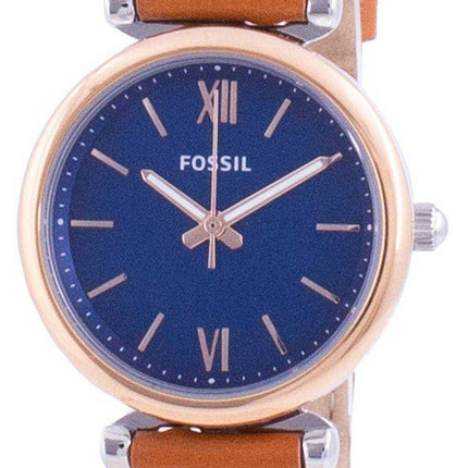 Orologio da donna Fossils Carlie Mini quadrante blu al quarzo ES4701