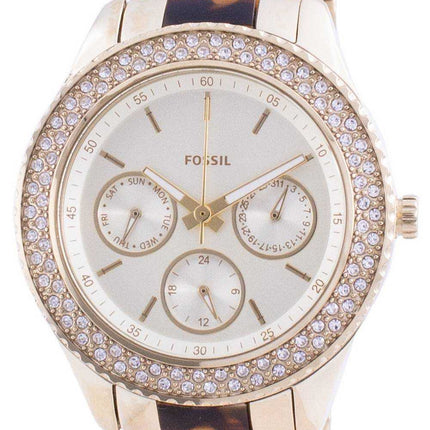 Fossil Stella multifunzione ES4756 cronografo al quarzo con accenti di diamanti orologio da donna