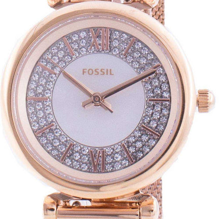Orologio da donna Fossil Carlie Mini ES4836 al quarzo con accenti di diamante