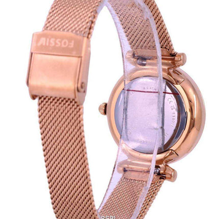 Orologio da donna Fossil Carlie Rose Gold in acciaio inossidabile al quarzo ES5011