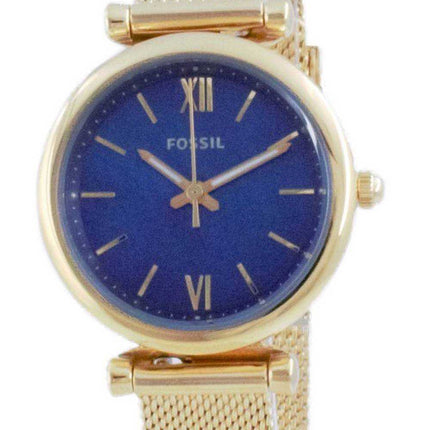 Orologio da donna Fossil Carlie mini tono oro in acciaio inossidabile al quarzo ES5020