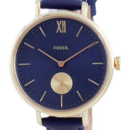 Orologio da donna Fossil Kayla quadrante blu in pelle al quarzo ES5042