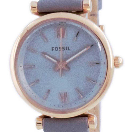 Orologio da donna Fossil Carlie Mini quadrante grigio in pelle al quarzo ES5068
