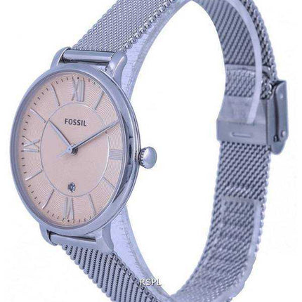 Orologio da donna Fossil Jacqueline in acciaio inossidabile con quadrante rosa al quarzo ES5089