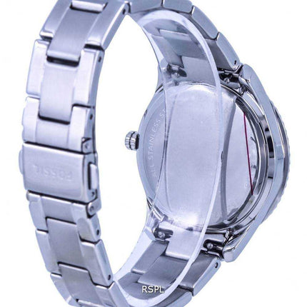 Orologio da donna Fossil Stella Sport Tachimetro con accenti di cristallo quadrante argento al quarzo ES5108
