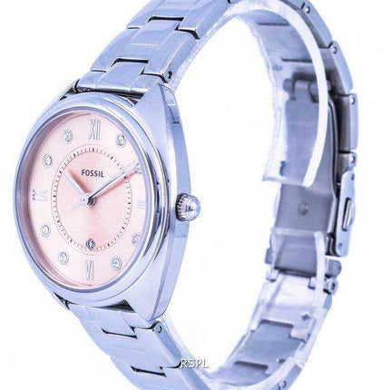 Orologio da donna Fossil Gabby Crystal Accents con quadrante color oro rosa e quarzo ES5146