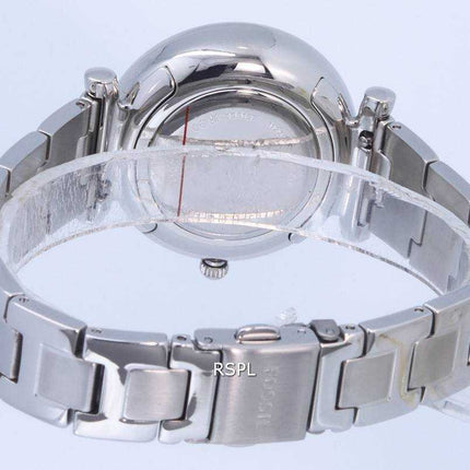 Orologio da donna Fossil Carlie in acciaio inossidabile con quadrante verde al quarzo ES5157